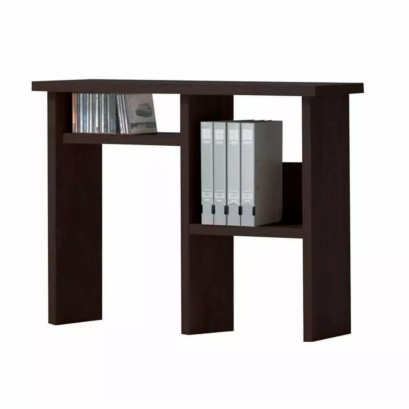 12 Espresso Writing Desk - Compact Home Office Study Table HomeRoots