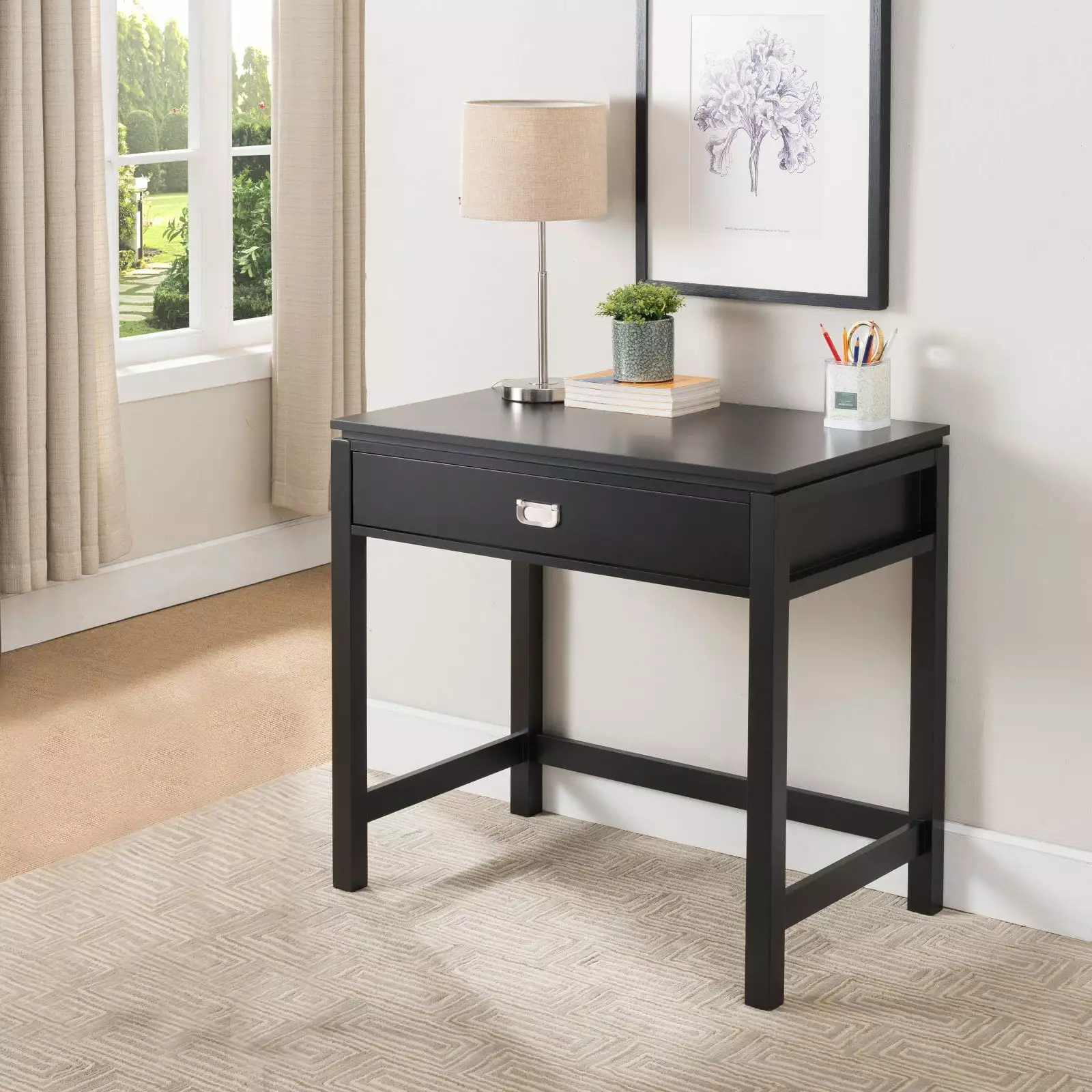 K&B Furniture HO292 Wood 32 Writing Laptop Desk