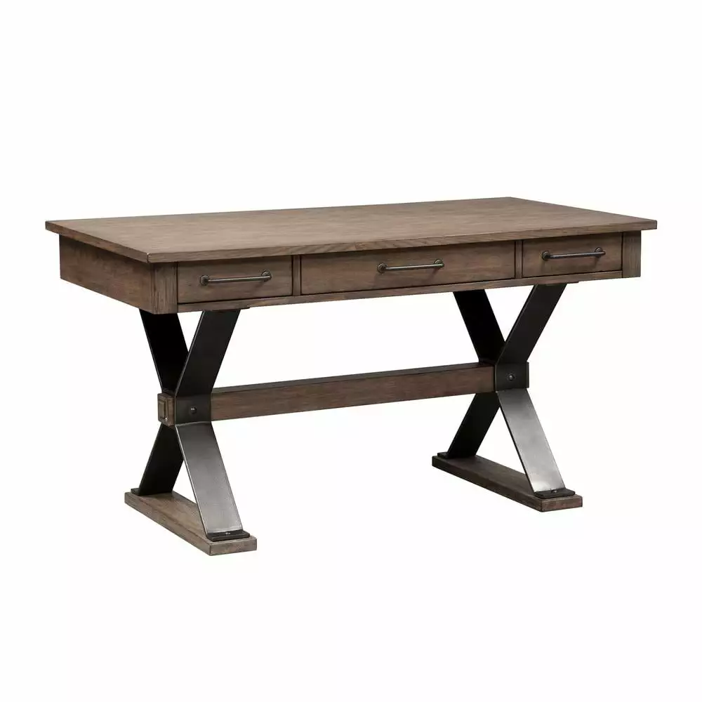 Liberty Furniture Sonoma Road Writing Desk Brown Home Office Workstation