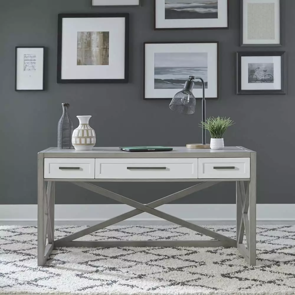 Liberty Furniture Writing Desk Contemporary White Modern Design