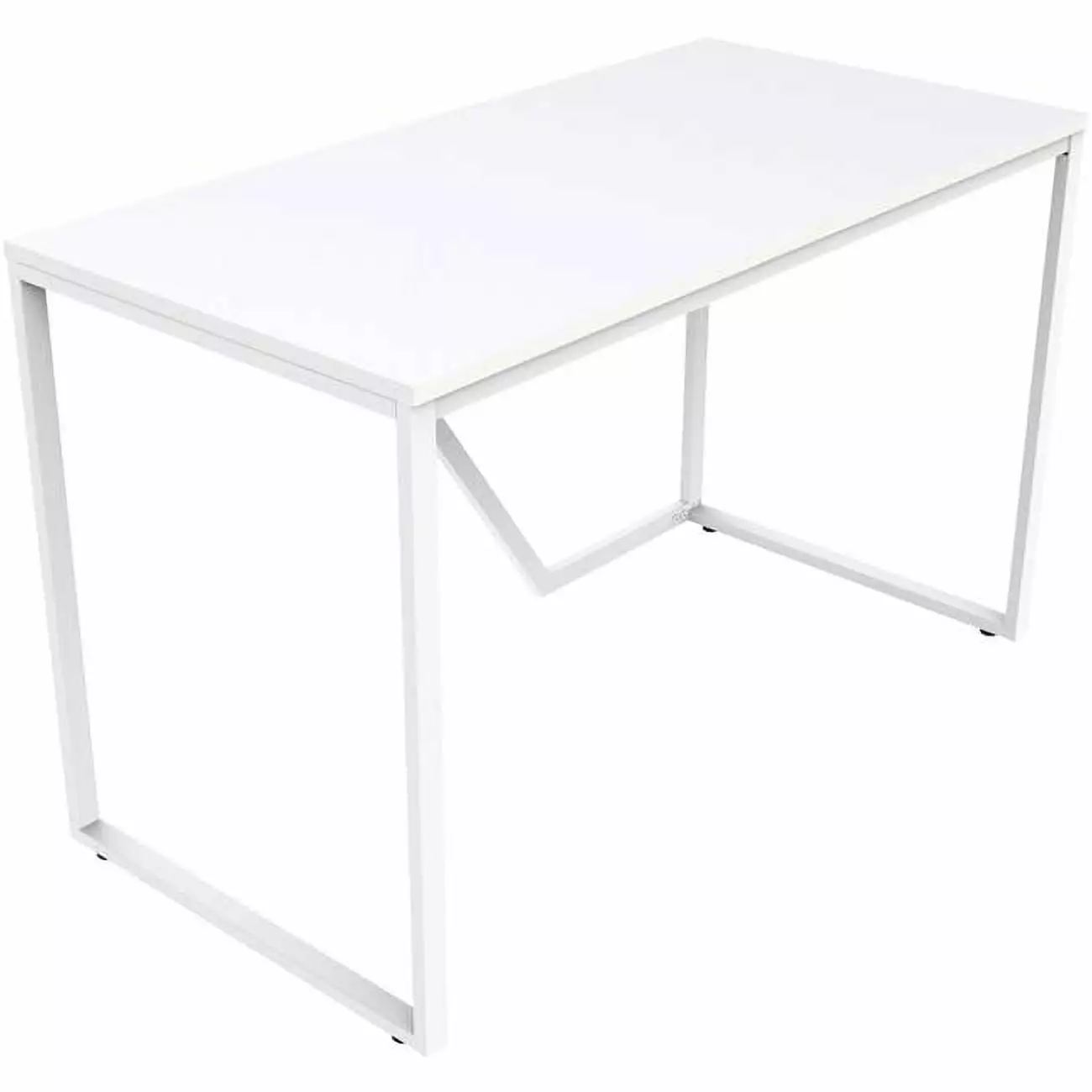 Lorell SOHO 48W Modern Writing Desk White Contemporary Office Desk
