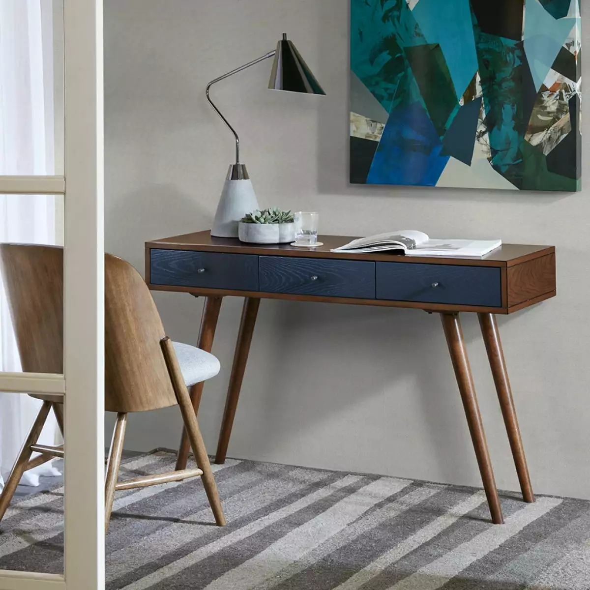Rigby 3 Drawer Writing Desk Model 48850 Miekor