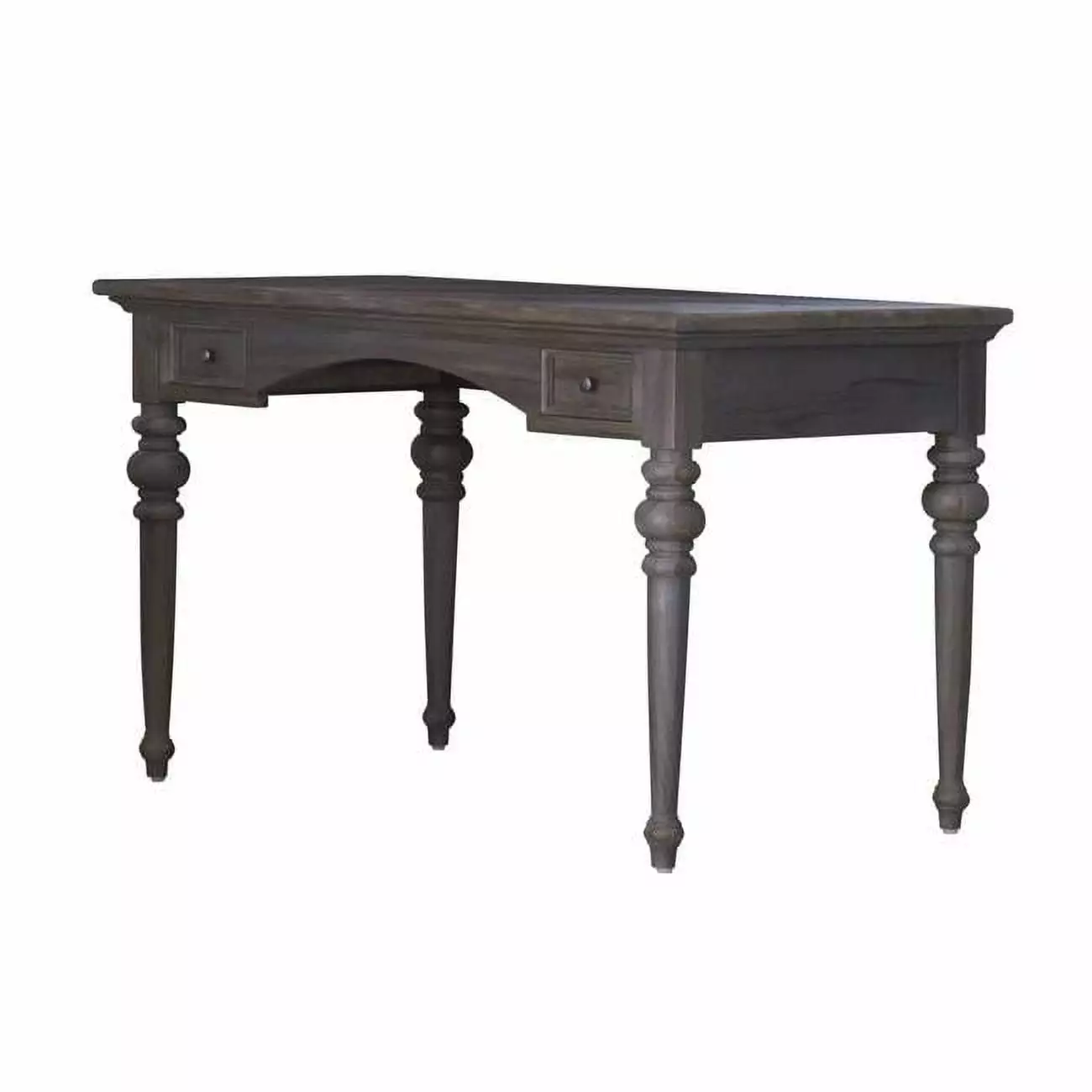 NovaSolo Furniture Hygge Solid Wood Writing Desk Natural Brown