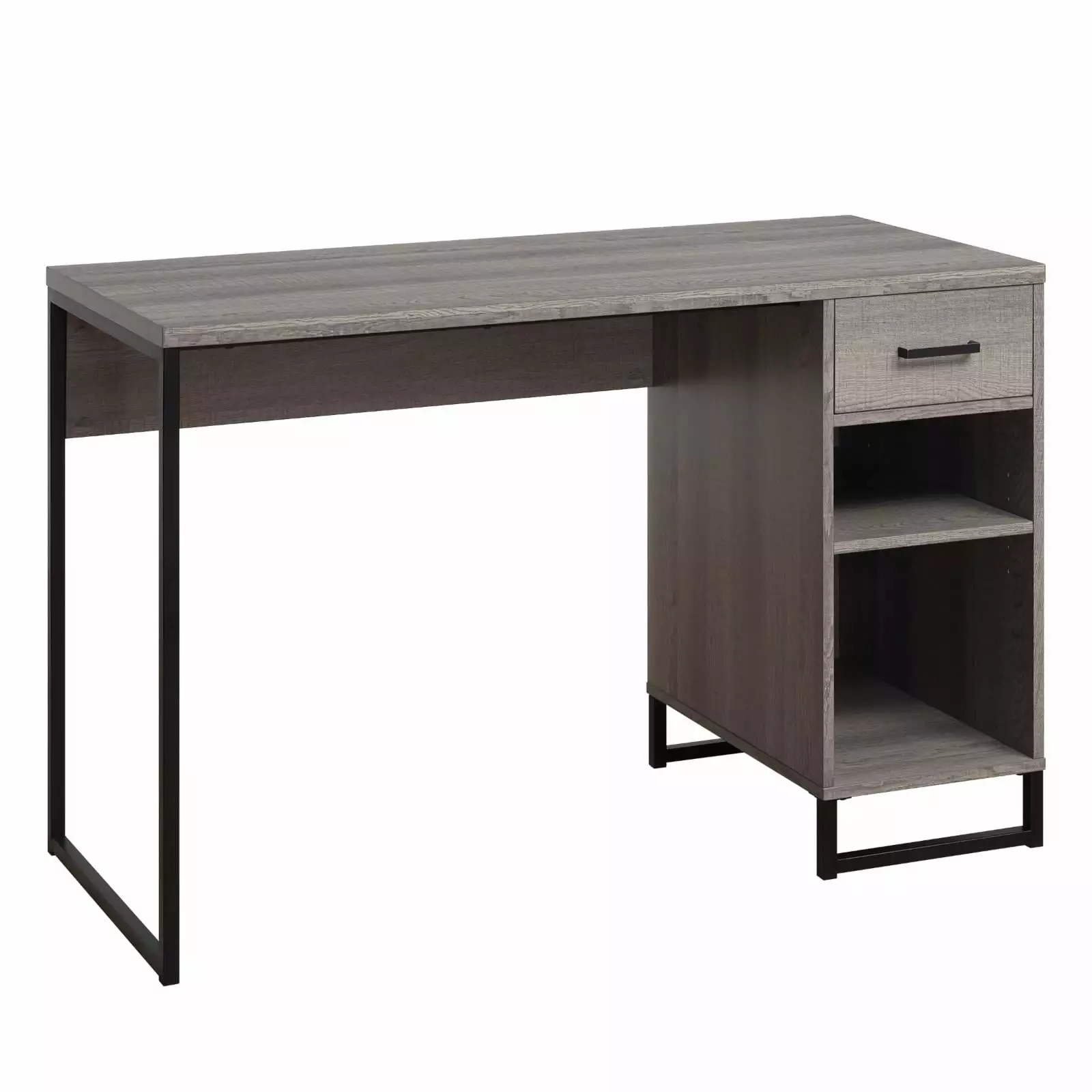OS Home and Office Furniture 45 Transitional Wood Writing Desk Farm Oak OS Home & Office Furniture