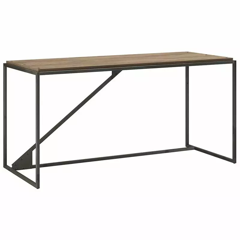 Pemberly Row 62 Industrial Writing Desk Rustic Gray