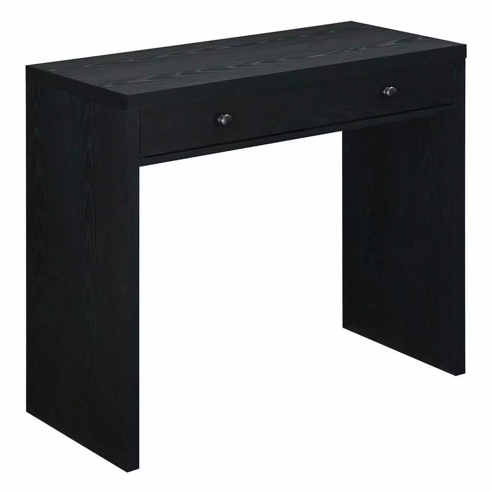 Pemberly Row Modern 36-inch Black Wood Finish Desk Drawer