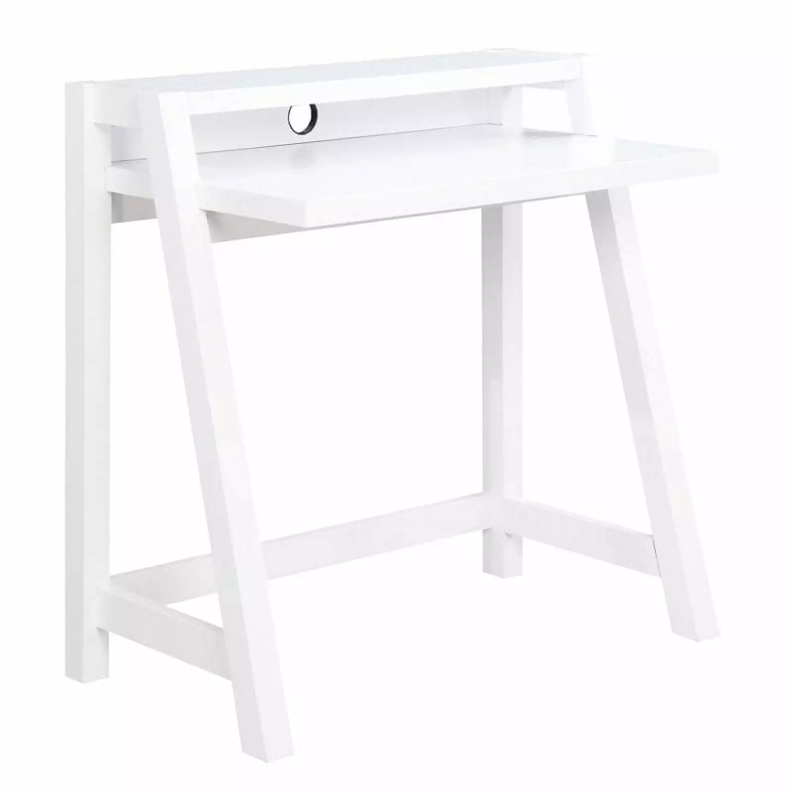 Pemberly Row Modern Contemporary White Wood Finish Writing Desk
