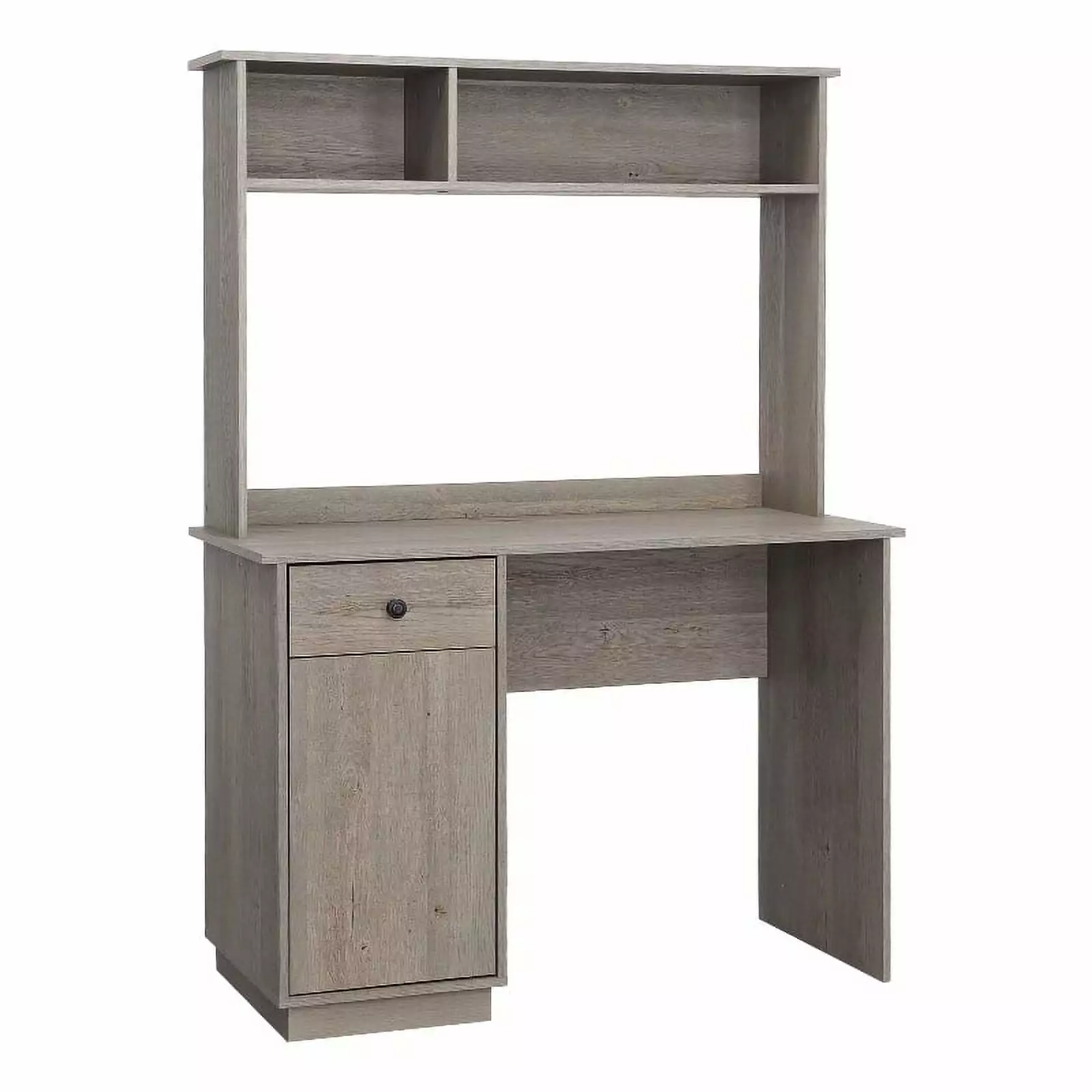 Sauder Sundar Engineered Wood Desk Hutch Mystic Oak Finish Home Office