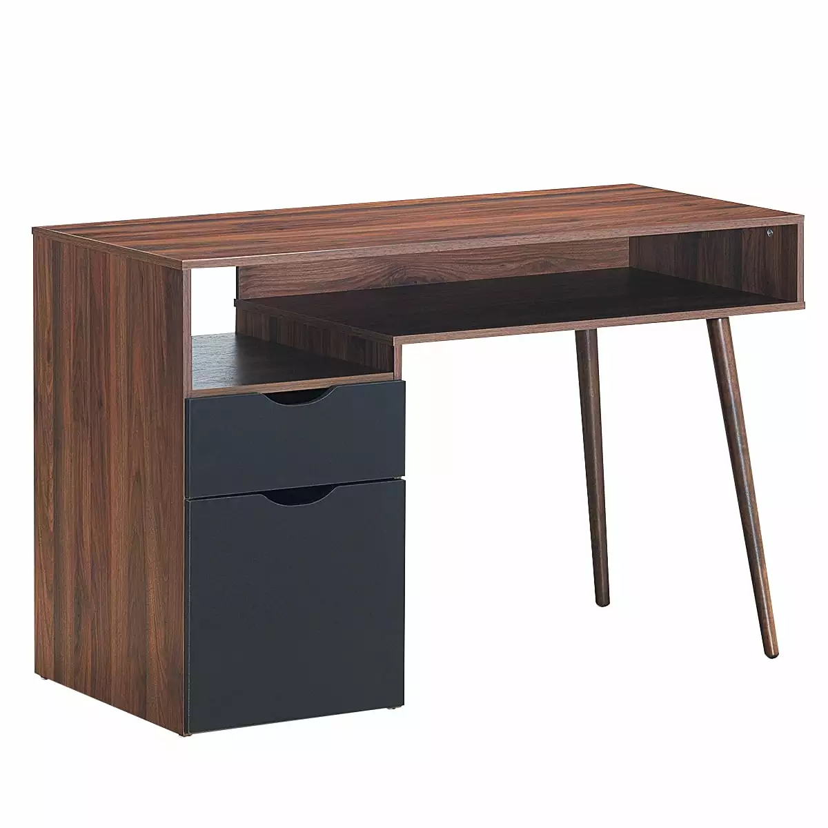 Topbuy Multipurpose Writing Computer Desk Drawers Cabinets