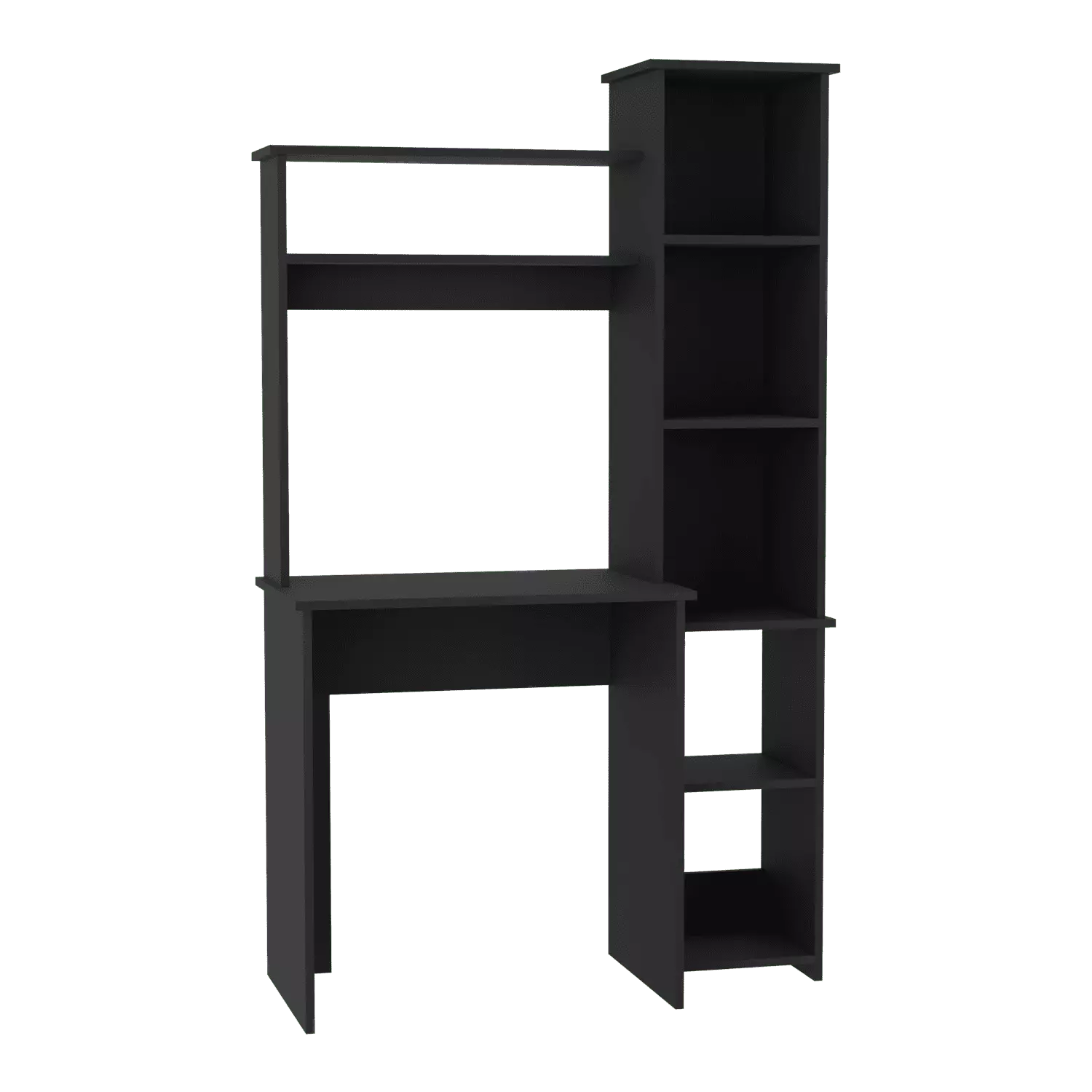 Versalles Writing Desk Two Superior Shelves and Bookshelf Home Office TUHOME