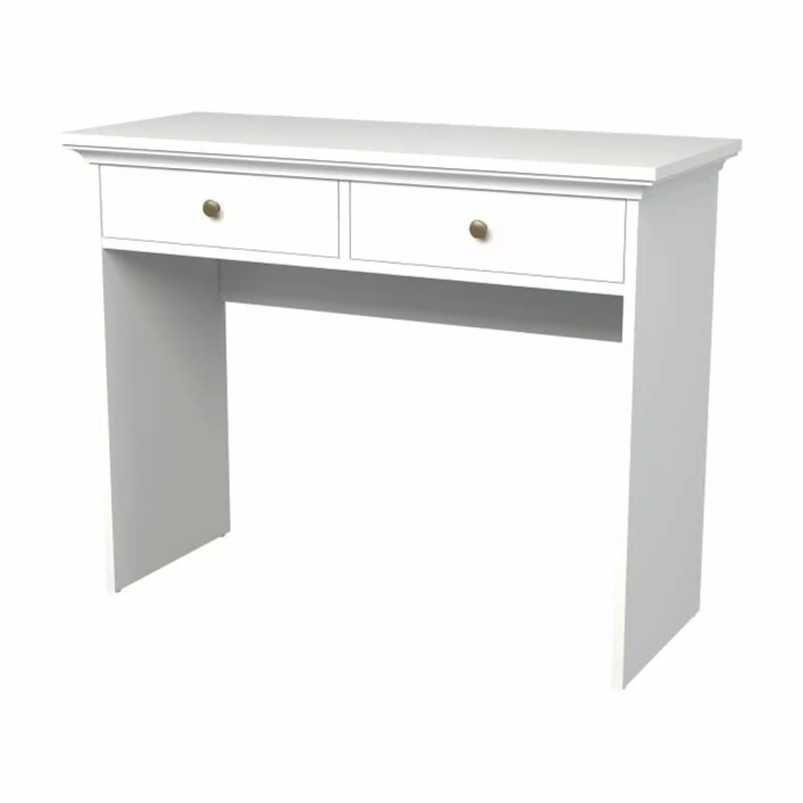 Tvilum Maison Park 2-Drawer White Desk Modern Home Office