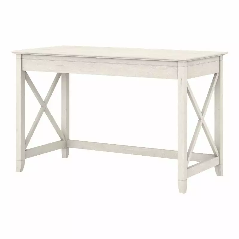 UrbanPro Farmhouse Engineered Wood Writing Desk Line White Oak