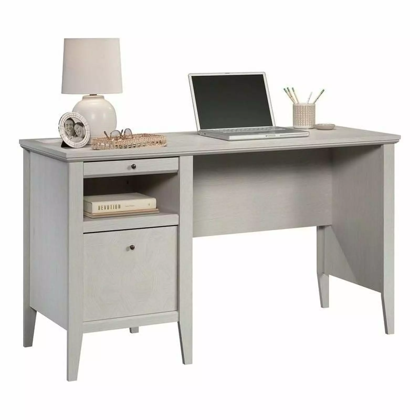 UrbanPro Modern Engineered Wood Desk Glacier Oak Finish 60x30 Workstation