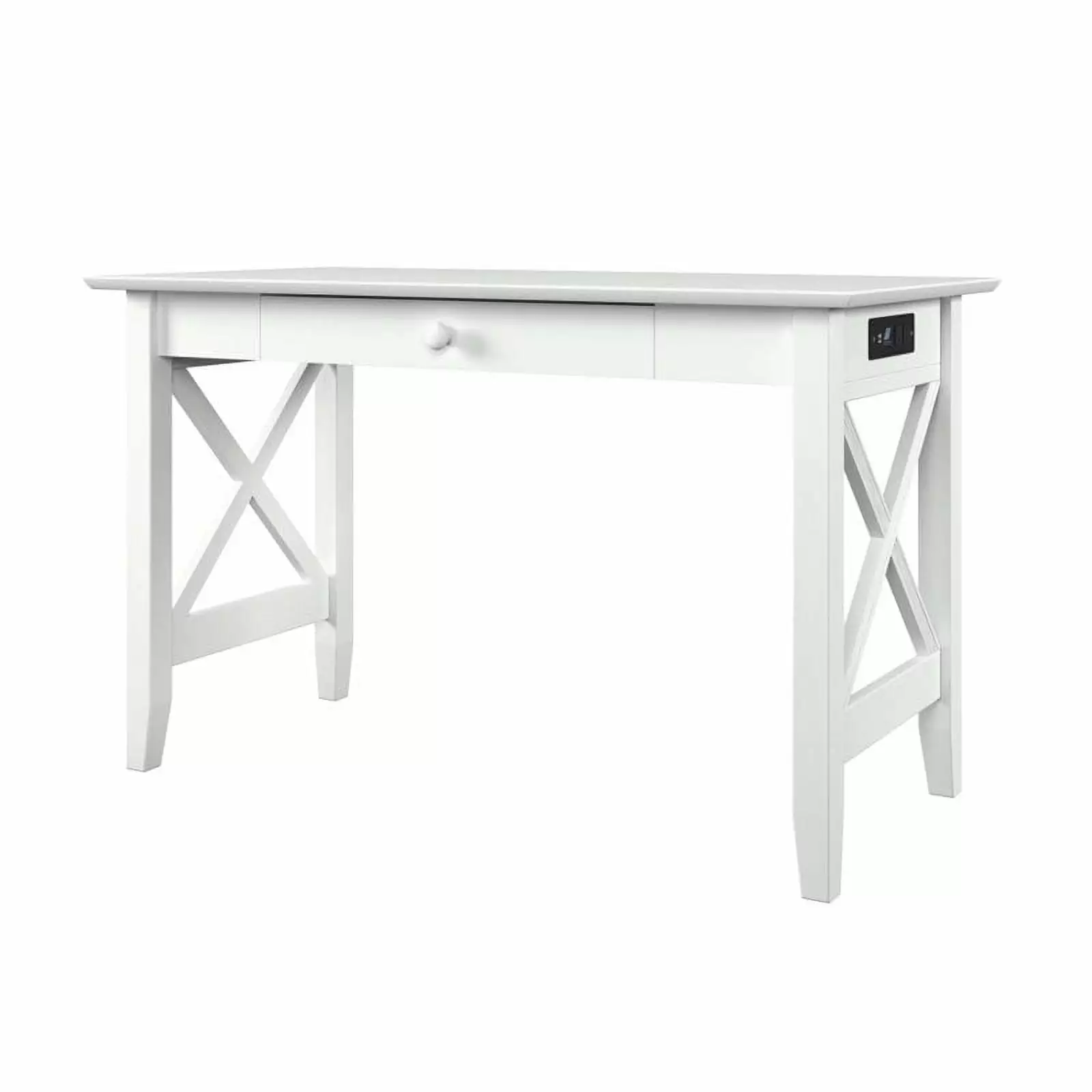 Urbanpro Writing Desk Drawer and Charging Station White