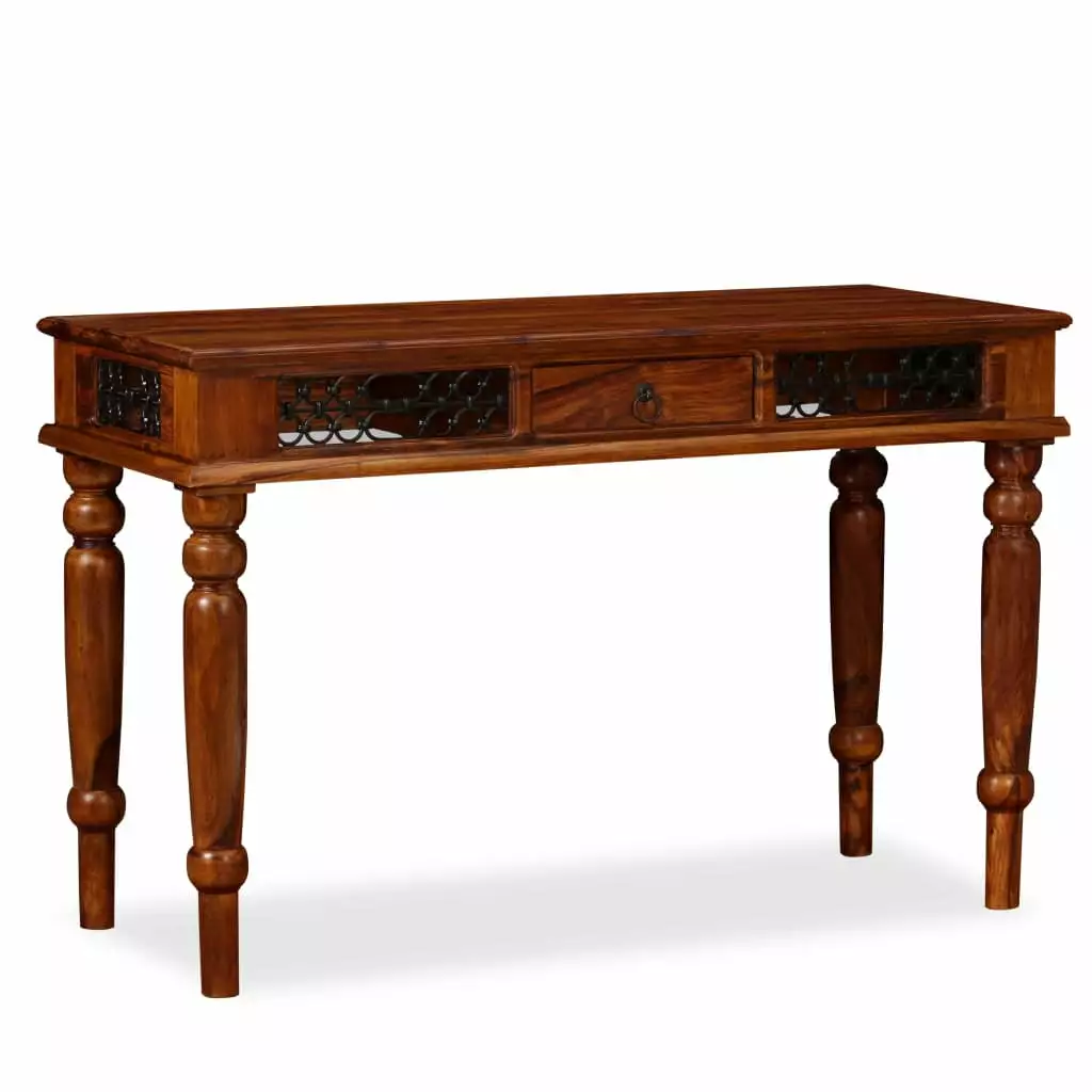 vidaXL Solid Sheesham Wood Writing Table 47.2x19.7x29.9 Home Office Desk