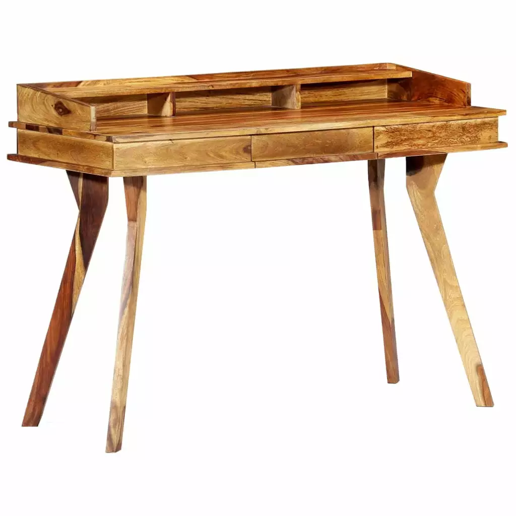 vidaXL Writing Desk 45.3x19.7x33.5 Solid Sheesham Wood