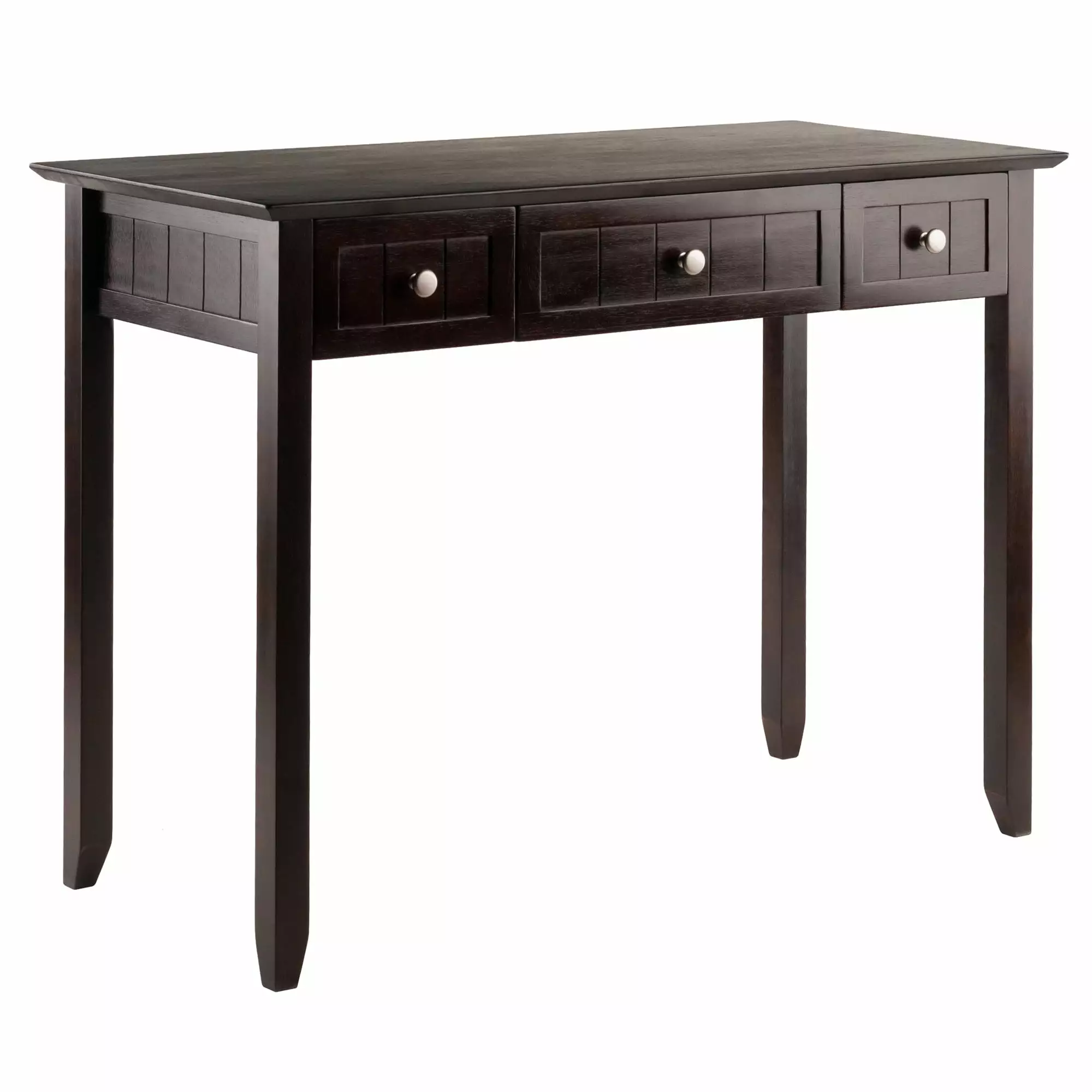 Winsome Wood Burke Traditional Writing Desk Coffee Finish Home Office Desk