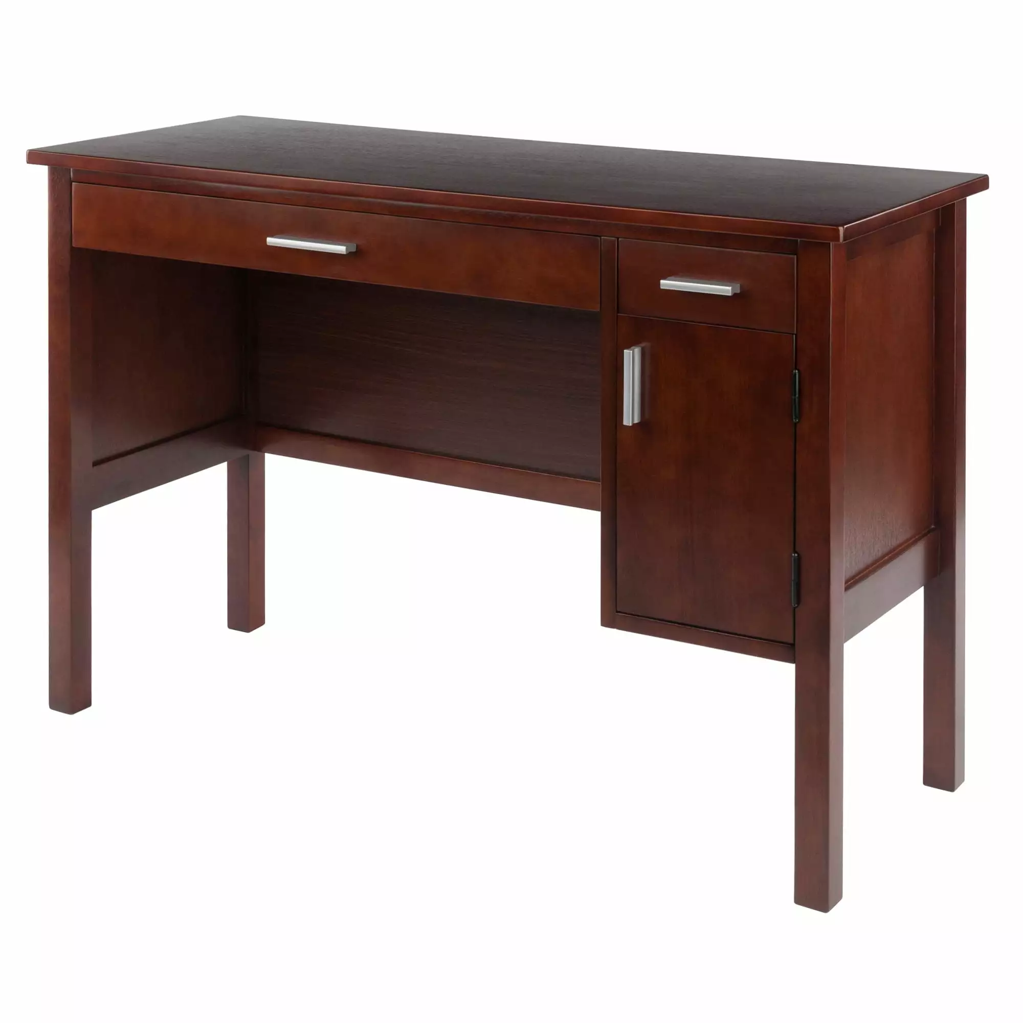 Winsome Wood Emmett Writing Desk Walnut Finish