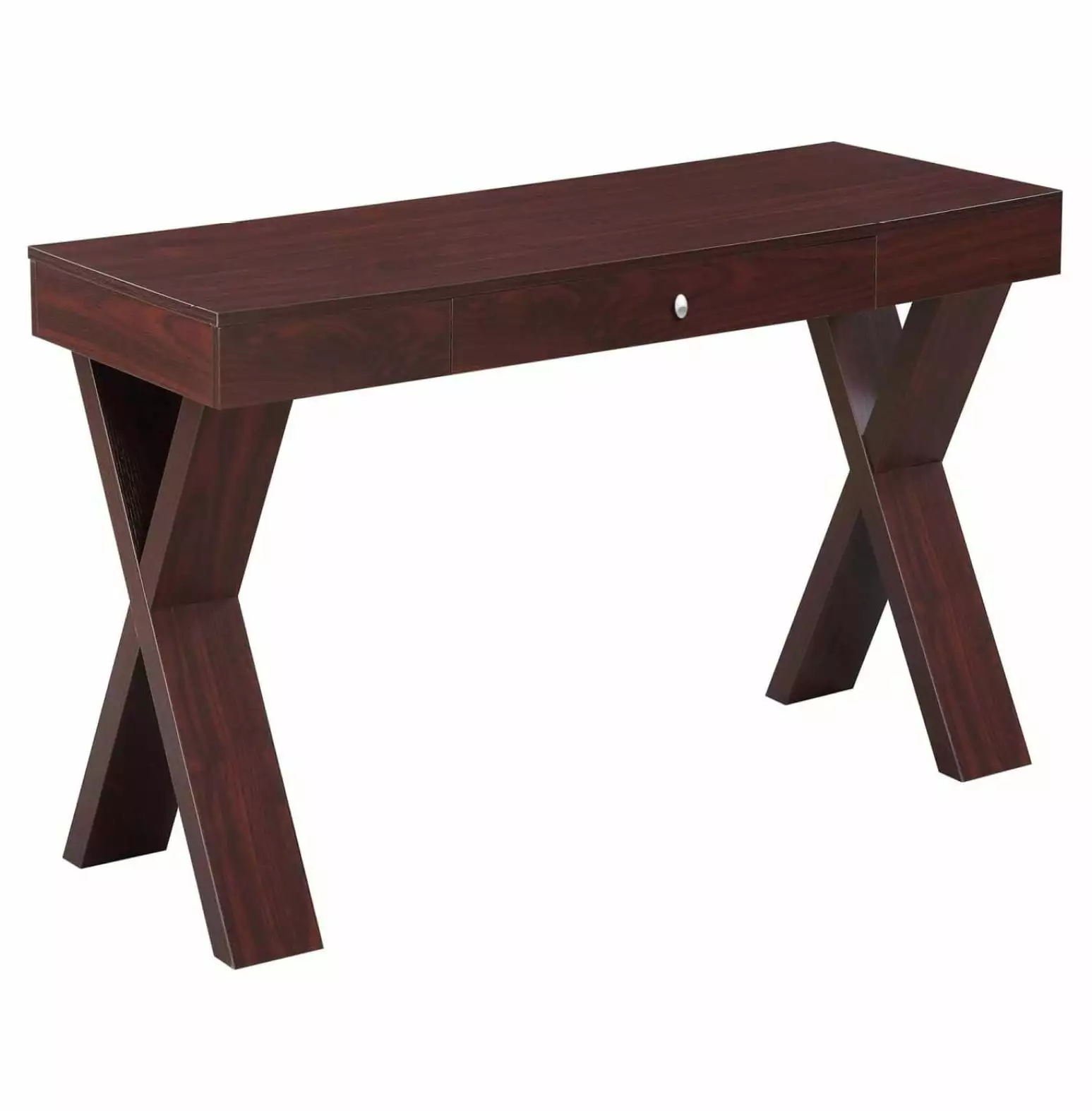 YANG97 1 Drawer Desk Mahogany Home Office Writing Desk