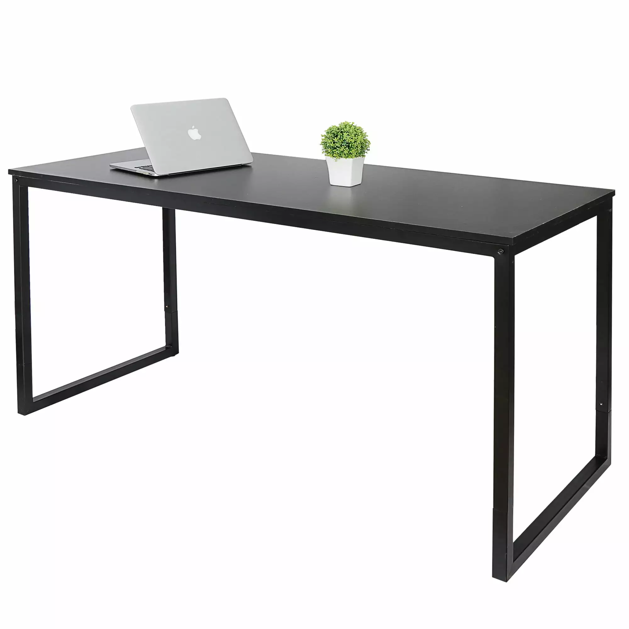 ZenSports 55 Inch Large MDF Computer Desk Home Office Writing Workstation Black