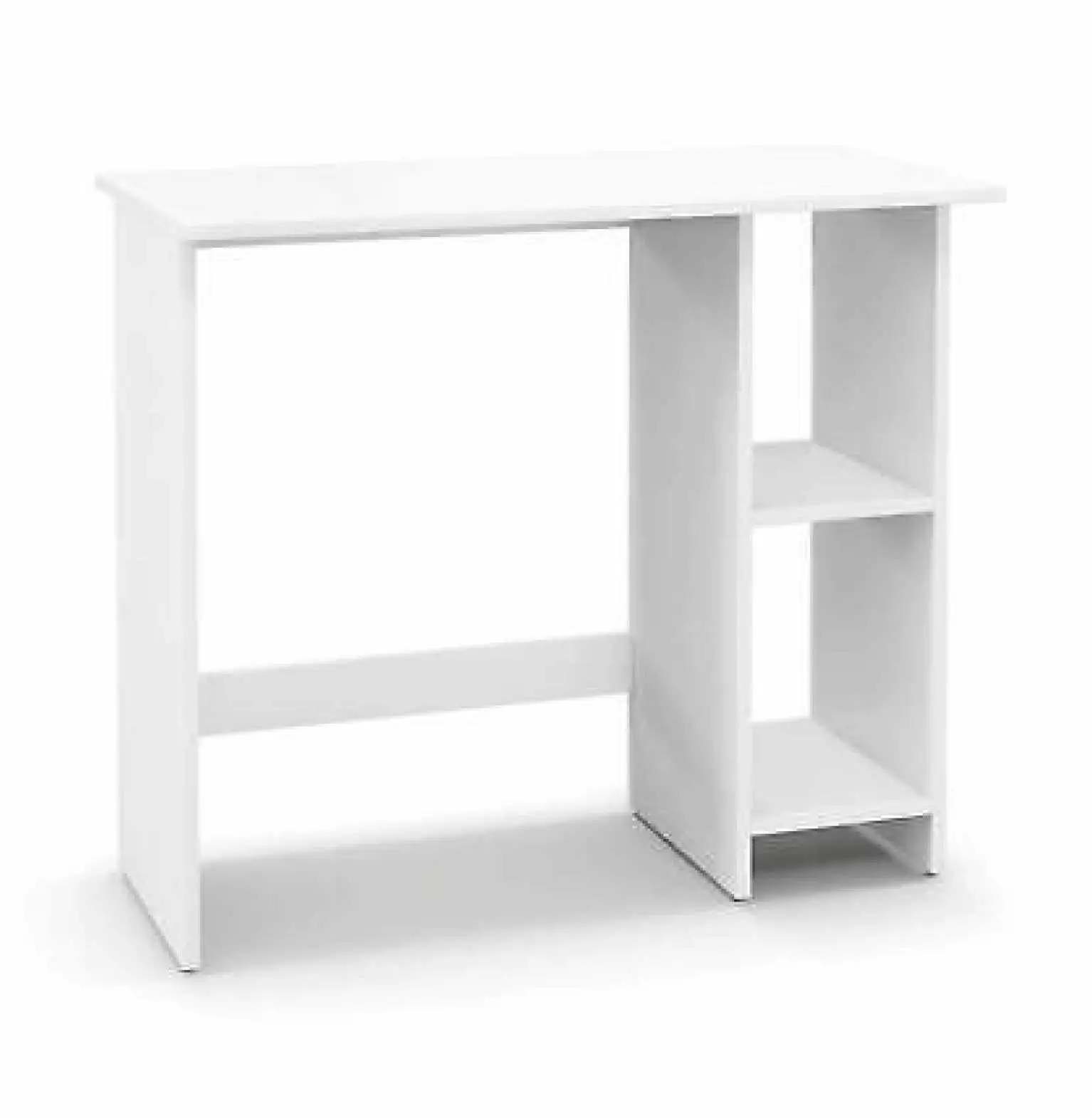 ZHANGHU Small Computer Desk Storage and Adjustable Shelf - Modern Writing Desk