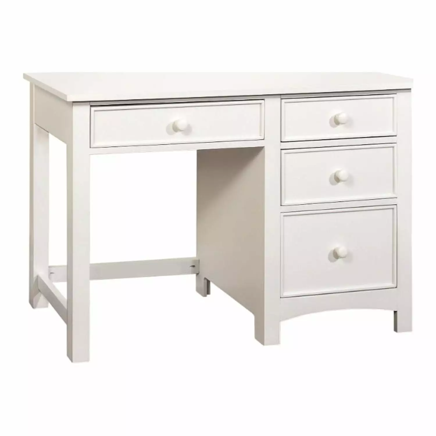 White Benzara Omnus Youth Desk Matching Accessories
